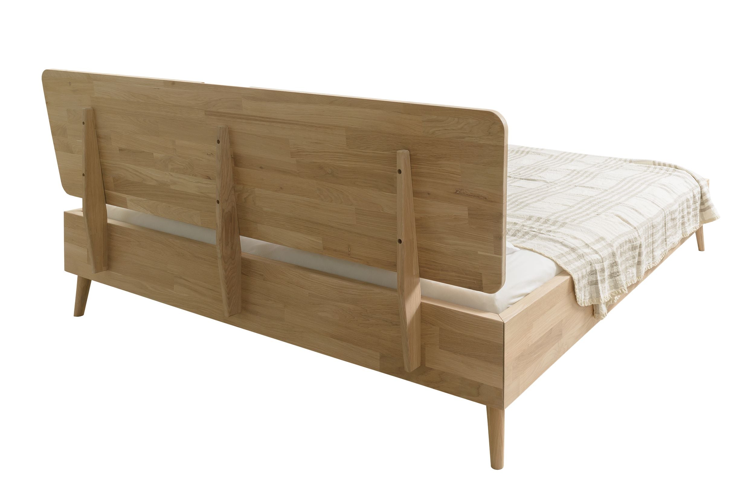 NordicStory Cama madera maciza roble dormitorio nordico